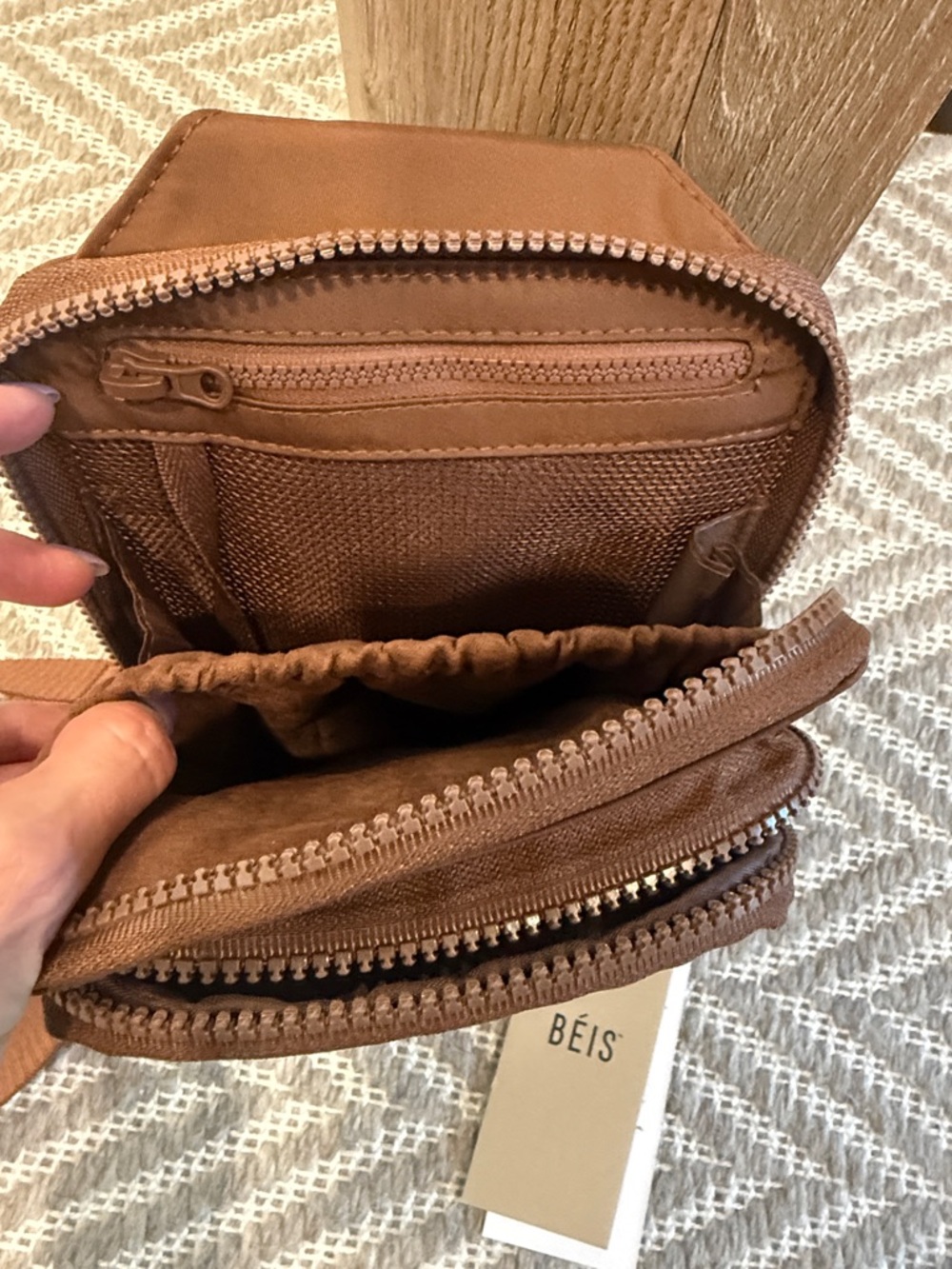 Beis Luggage Maple The Sling Crossbody Bag & The ID Wristlet Set NWT - Picture 12 of 13